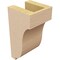 Ekena Millwork 4"W x 4"D x 8"H Wide Van Buren Rough Cedar Woodgrain TimberThane Corbel, Primed Tan CORUR04X04X08VANRCPR - alternate 3